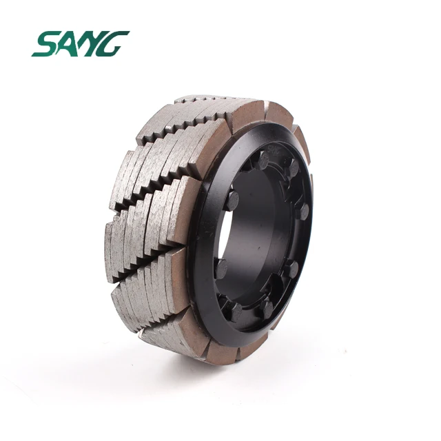 Diameter 180mm MC8 MC6 Diamond Calibrating Wheel for Granite Quartz  Natural Stone Surface Grinding