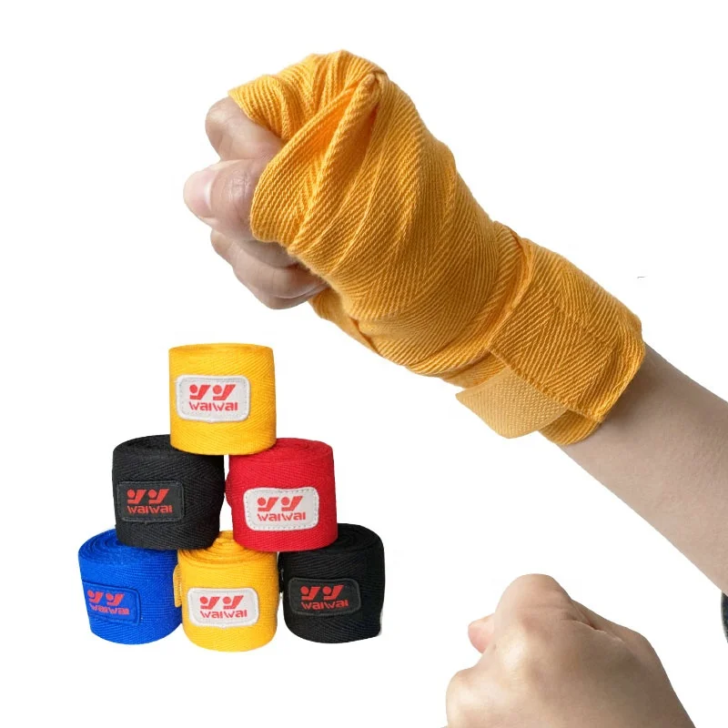 Accept Custom Length Gym Use Boxing Bandage Hand Wraps for Weightlifting Use
