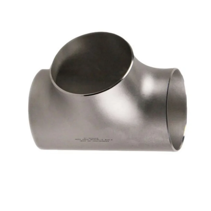 Тройник из нержавеющей стали asme SCH40 DN50, 90 градусов, фитинг для труб, боковой стыковой сварной стальной тройник из нержавеющей стали, равный тройник