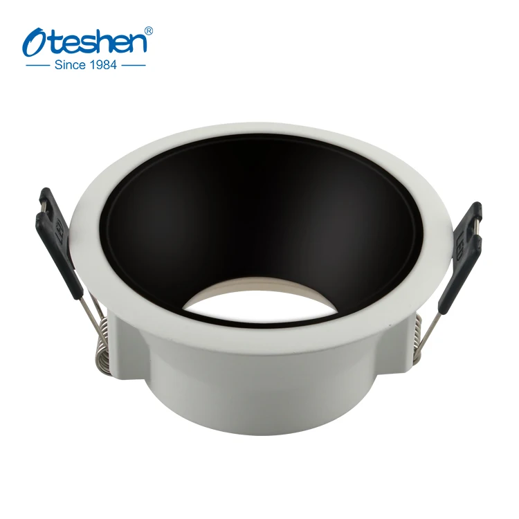 
Hot sale Aluminium round lamp Housing recessed MR16 anti glare led spot light fixture gu10 downlight frame 