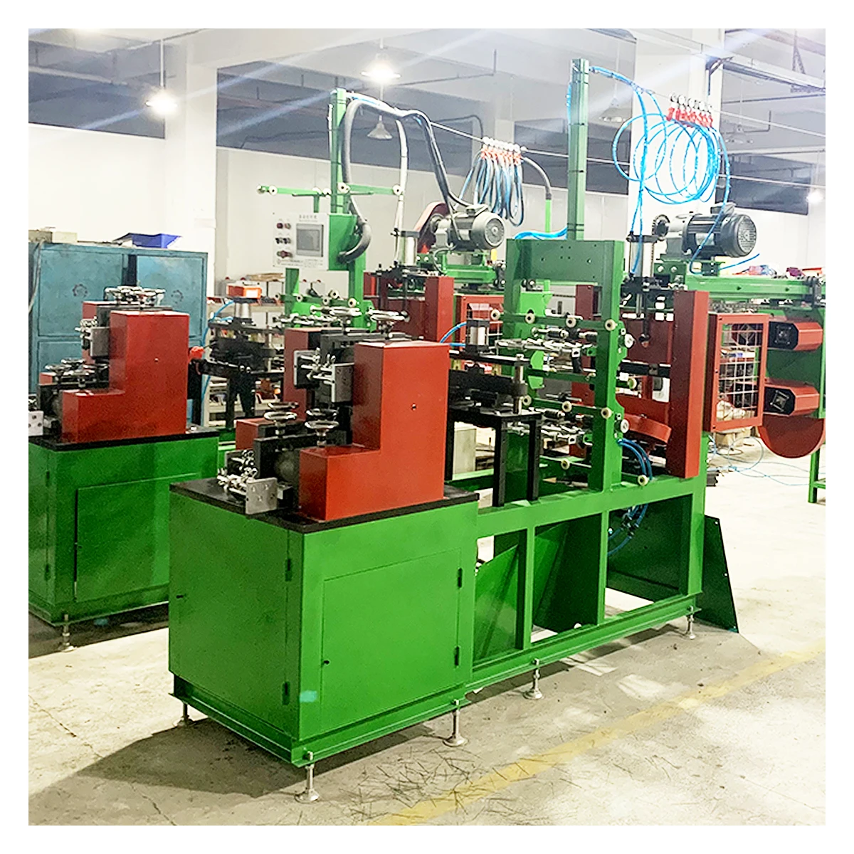 High-Speed Automatic 4 Lines 4 Leaf Drawing Christmas Machine For Artificial Tree