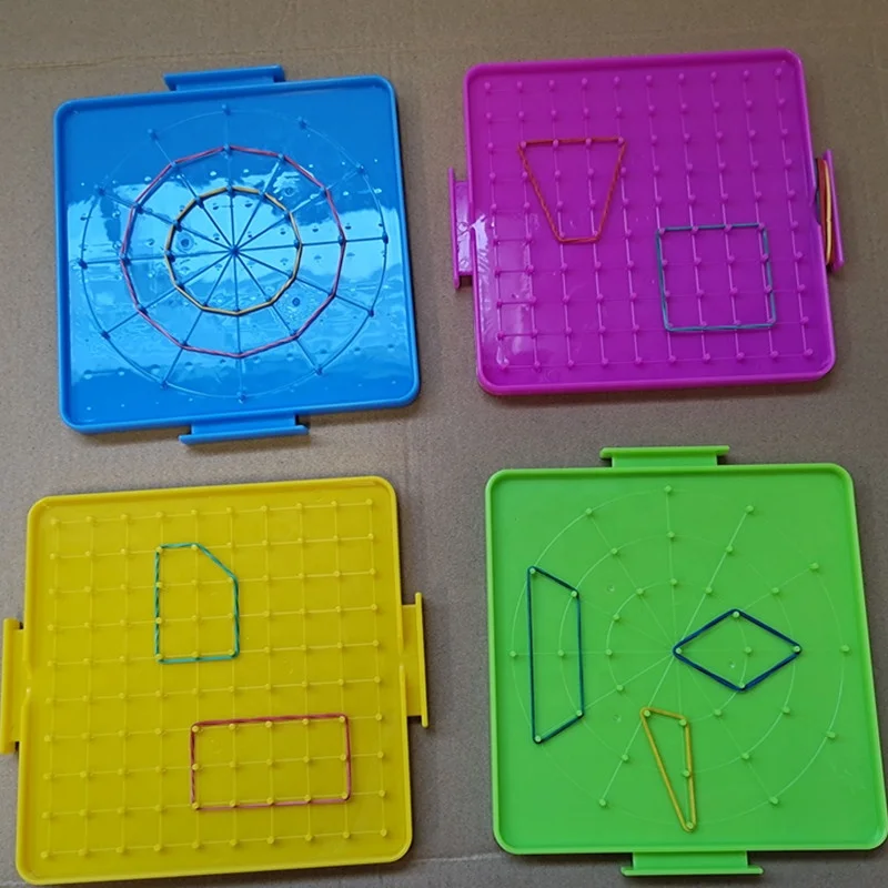Geometry Toys double sides geo board with Pin Array plastic Grid board