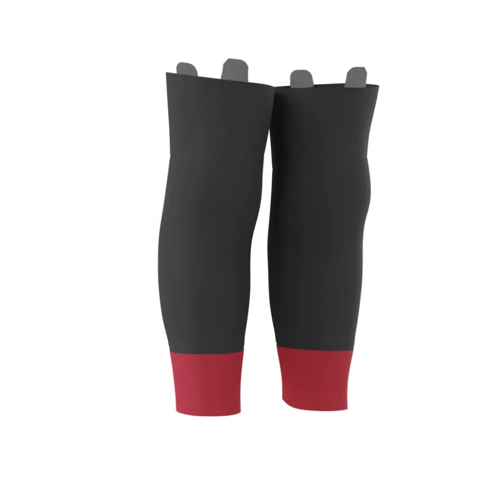 Sublimation hockey socks Ice Hockey Socks Custom 100% Polyester Men Hockey Socks For Team logo design
