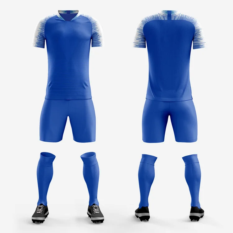 2022 Top Selling Soccer Uniform Soccer Wear Wholesale Custom Sublimation 100% Polyester Soccer Jersey Men Team Football