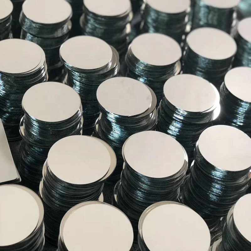 1mm 2mm customized square round shape thin craft small glass mirror