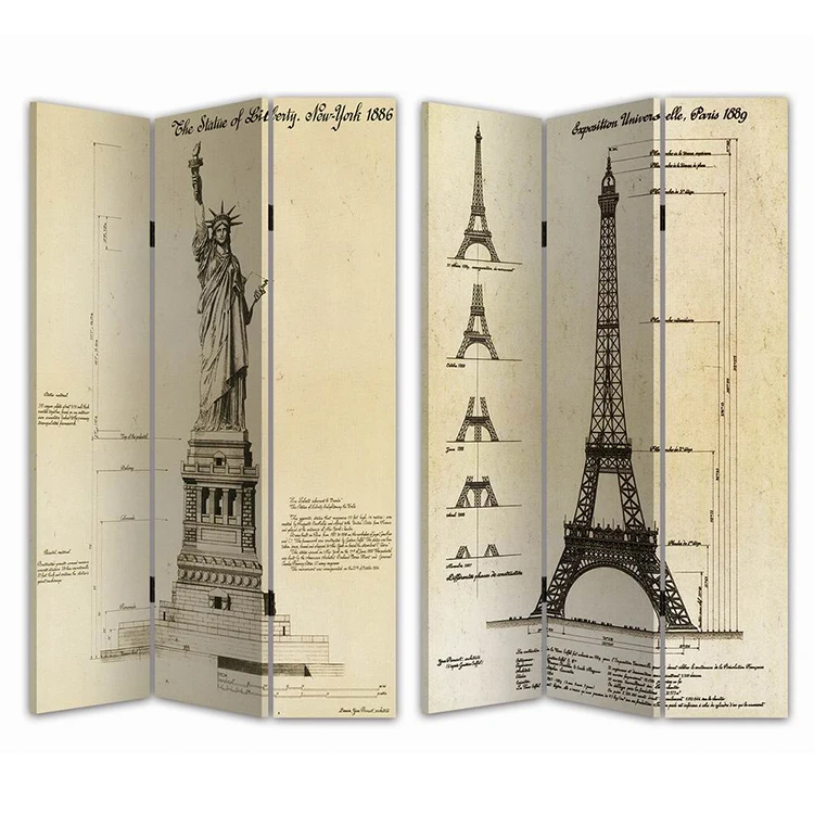 Абстрактный индивидуальный каркас, складной деревянный разделитель для комнаты