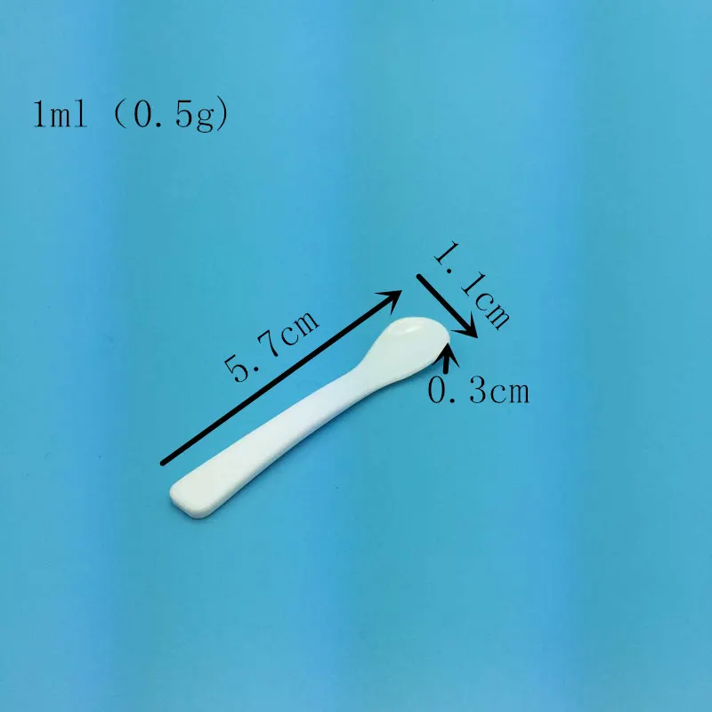 
factory price plastic spoon cosmetic 0.5g spoon 