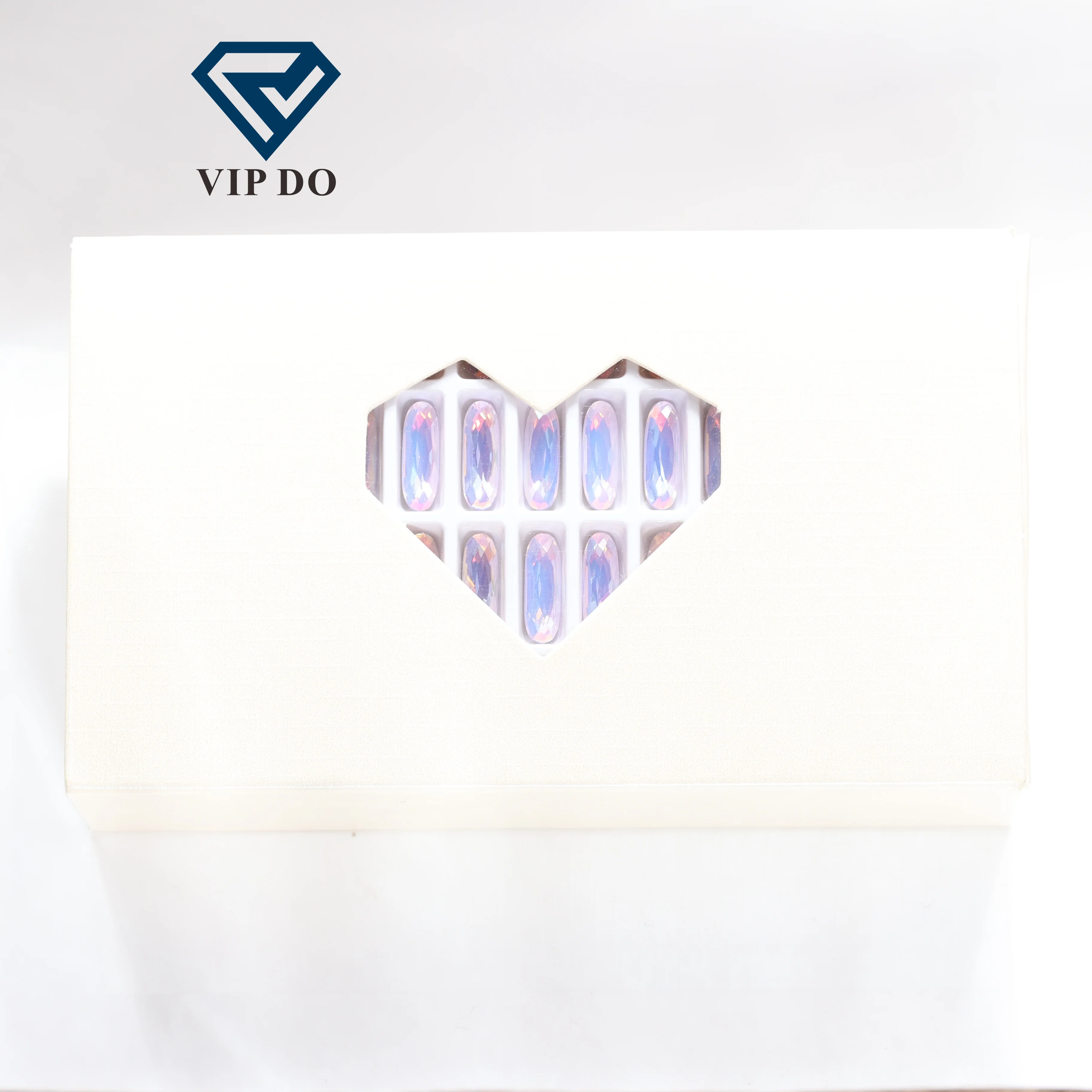 К9 стеклянные хрустальные аксессуары для ручных украшений белковые Длинные овальные украшения ногтей