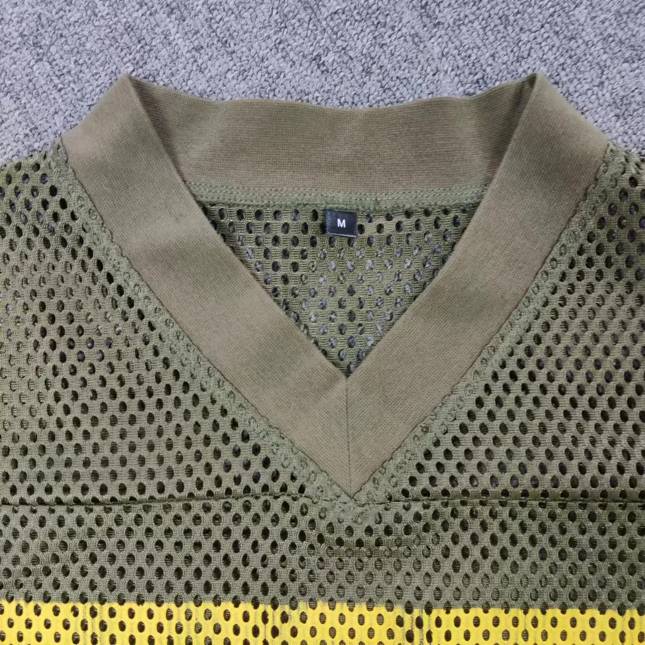 Unisex Tshirts Short Sleeve Men Oversized Boxy Style Tee Plain 100% Polyester Crew Neck Tshirts Mesh Football Tee T Shirt