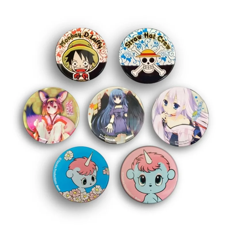 Personalized Metal Badge Custom Logo Tinplate Commemorative Badge Animation Character Custom Made for Buji Medal Badge