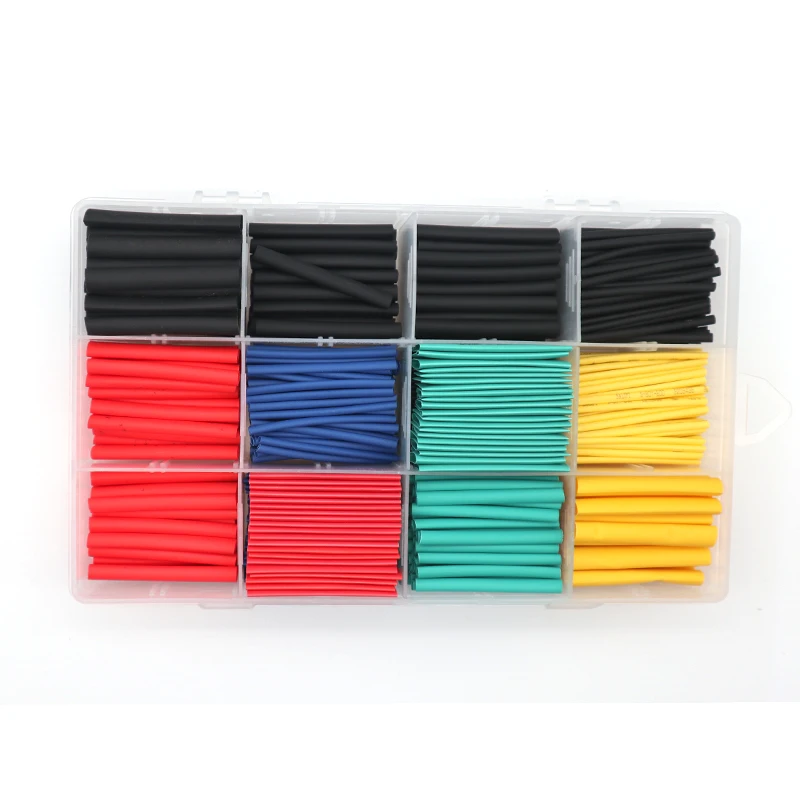530 Piece Heat Shrink Tube Kit Cable Termoretractil Heat Shrink Tube Sleeve Box Heat Shrink Tubing Wire Cable Sleeving 530