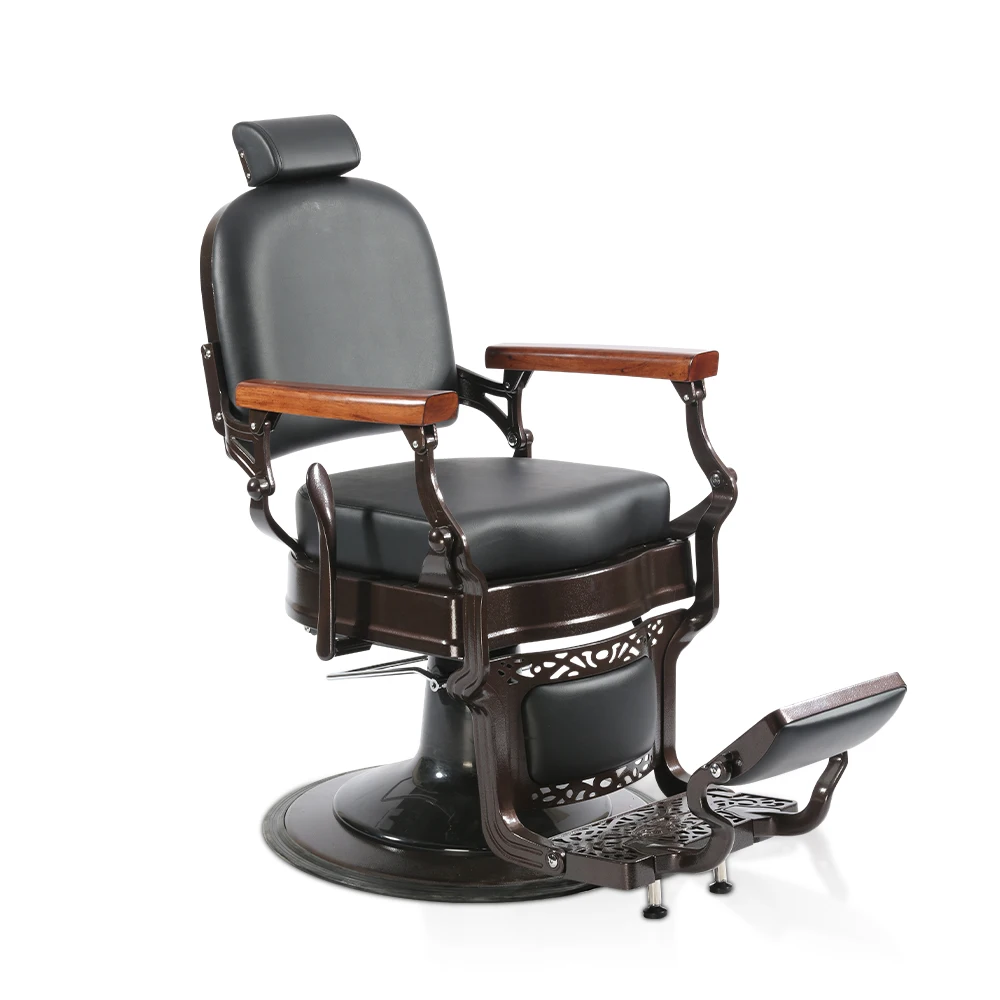 Wholesale retro vintage black salon barber chair equipment