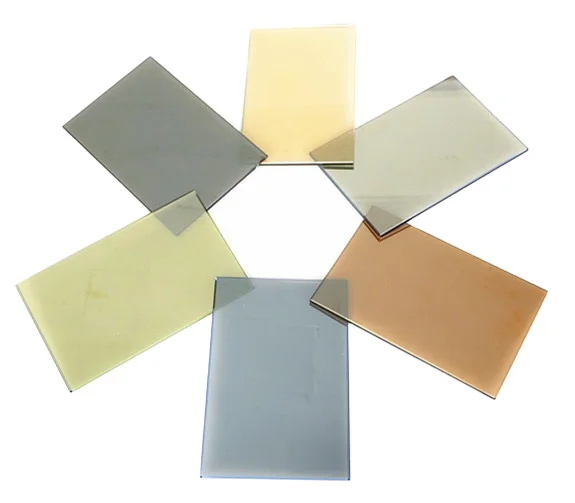 Wholesale 4mm 5mm 6mm 8mm Color Bronze Grey Blue Green Tinted Float Glass Price