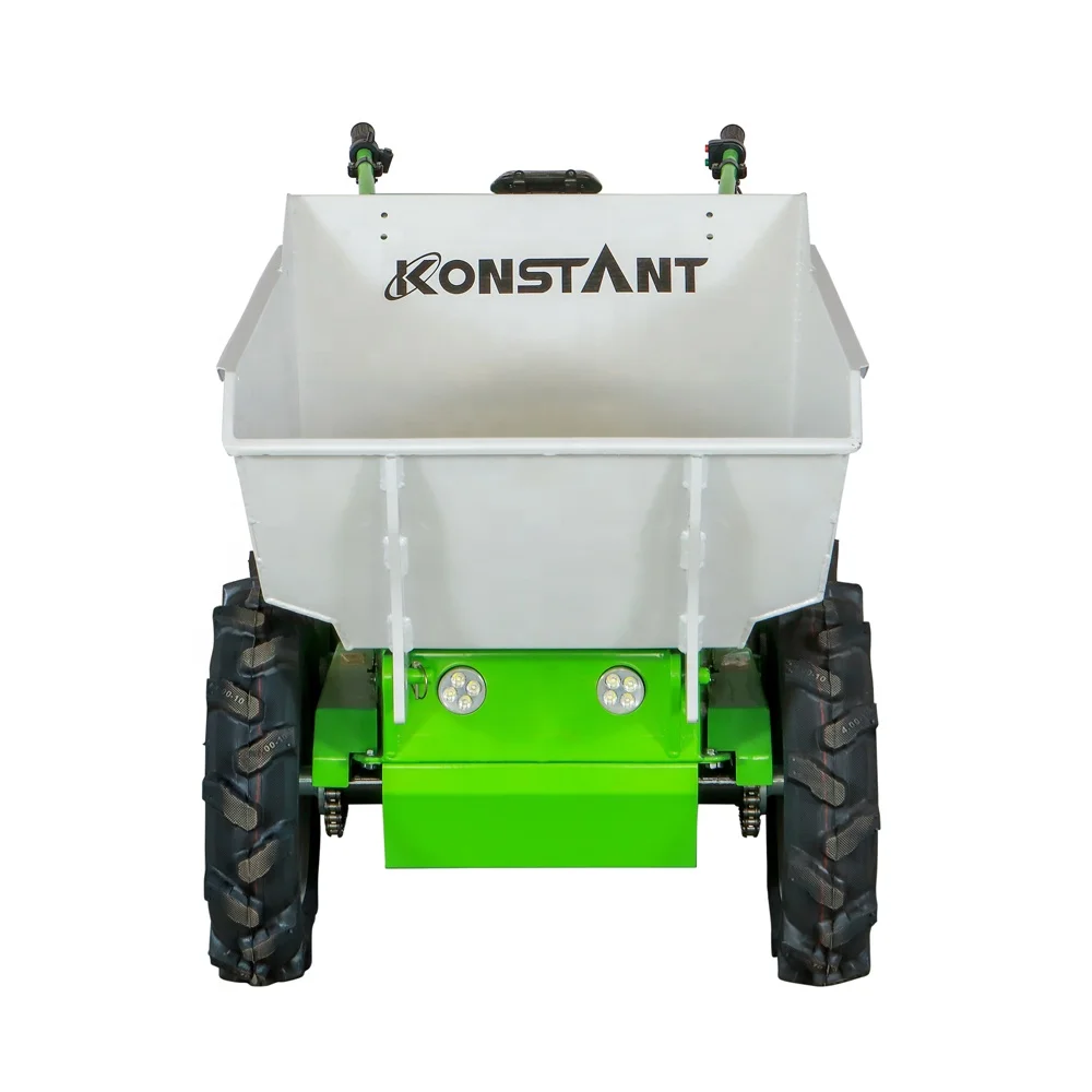 Easy Turning EMC Electric Dumper Easy Turning CE Compact 300kg 4x4 Electric Muck Truck Mini Dumper