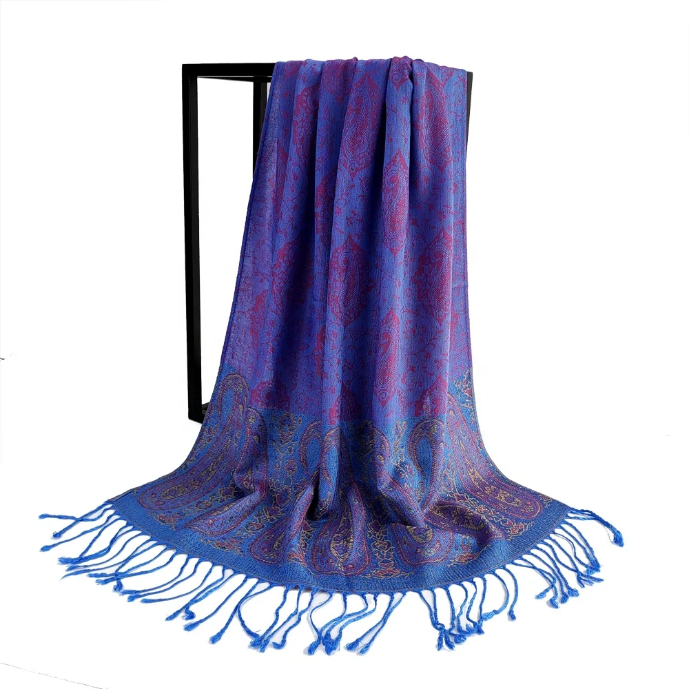 jacquard pashmina shawl scarf women hijab