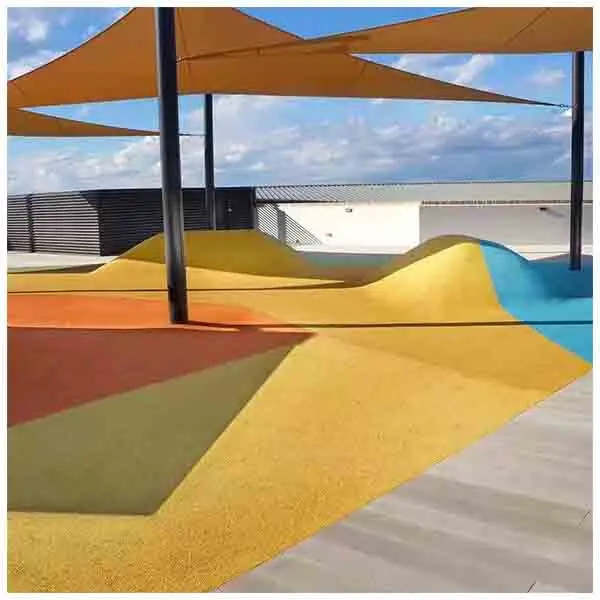 Cheap Permeable Rubber Playground Flooring