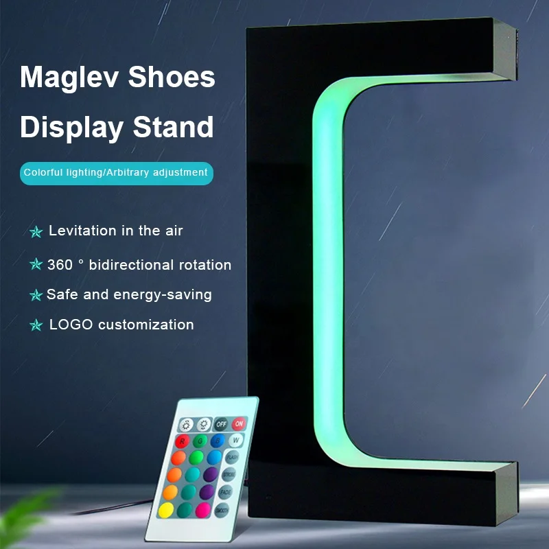 New Arrival Float Rotation Levitating Magnetic Floating Shoe Display for Rack Stand