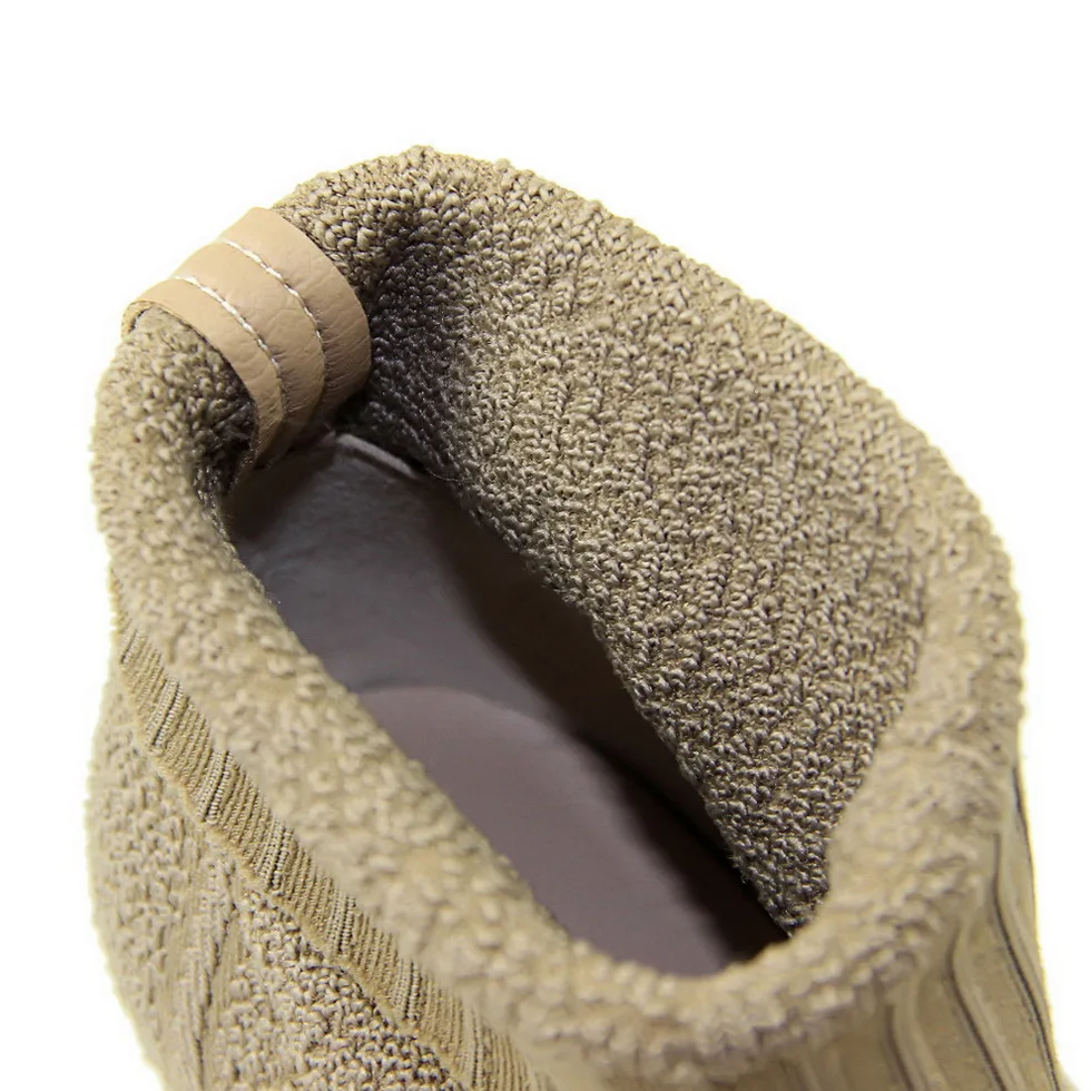 315-2 2019 new fashion contracted winter Female boots 9.5 cm Stiletto heels Pointed toes wool Lady Short boots