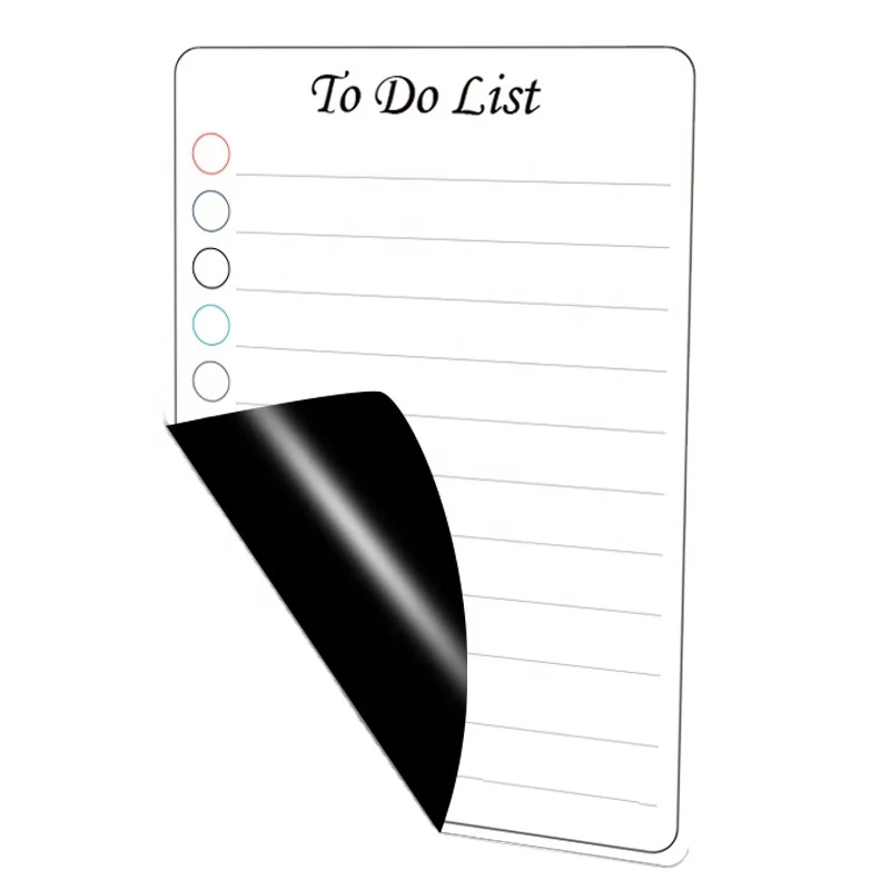 New Flexible Magnetic Message Board Weekly Planner  Fridge Whiteboard Calendar