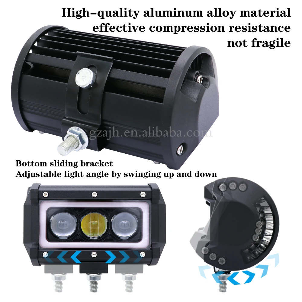 New 5inch 48W Led Light Bar 12v Offroad Accessories 4x4 Car Trucks Spot Beam Led Work Light Auto Fog Driving Lamp For SUV 4WD