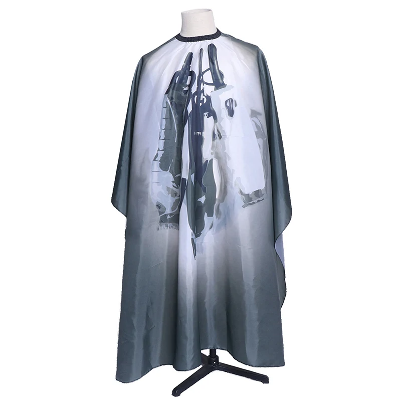 Professional Salon Barber Cape Pattern Cutting Hair Waterproof Cloth Cover Hairdressing Hairdresser Apron Haircut Capes