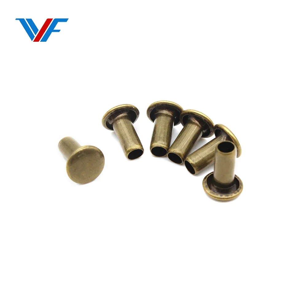 China supplier silver and black paint combined fastener metal rivet round head rivet