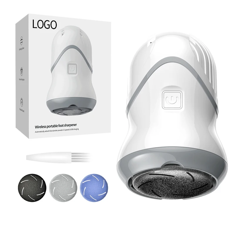 2021 electric foot grinder vacuum callus remover foot pedicure tools rechargeable foot files clean tools for hard cracked skin