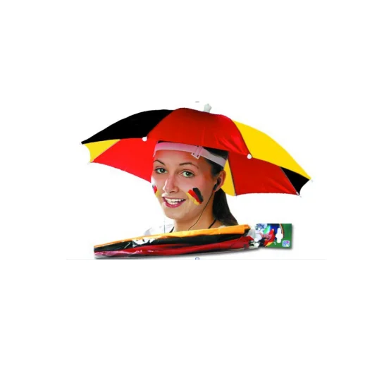 Custom Logo Flag Fan Head Umbrella Patio Umbrellas Sunshade Fishing Umbrella