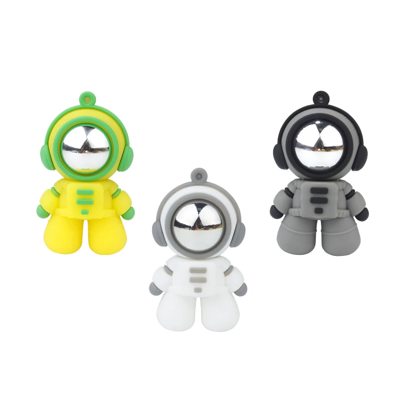 Горячая Распродажа ПВХ usb флэш-накопитель модель астронавтов usb-флэш-накопитель для компьютера 64 ГБ