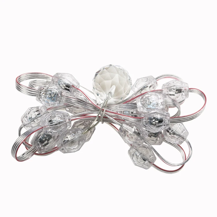 Водонепроницаемый Дрим Цвет ws2811 ucs1903 sm16703 smd3535 3D светодиодный шар Сад наружные огни 12В