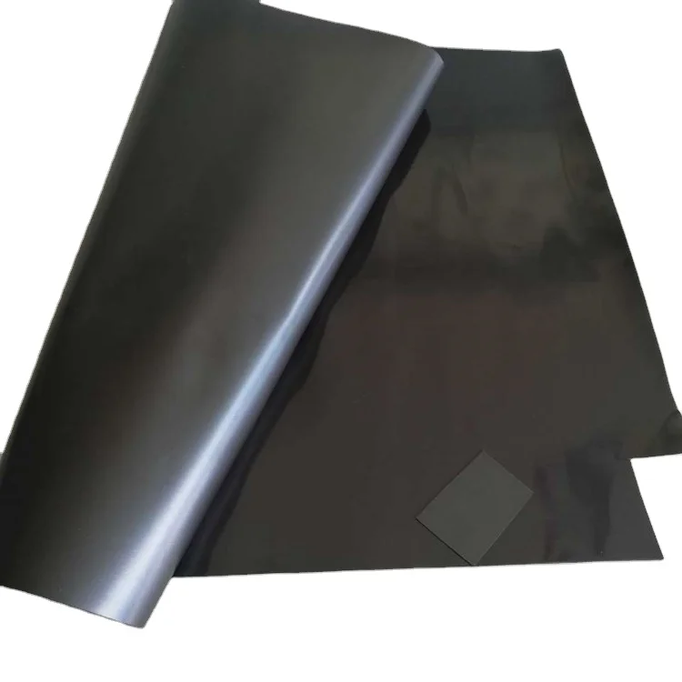 Soft permanent  A4 flexible rubber magnetic sheet with adhesive