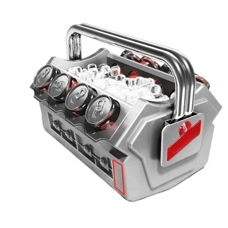 Plastic Engineer can Cooler for wine or beer of The Party Insulated CANS PE ice chest for wine and beer holder ice box