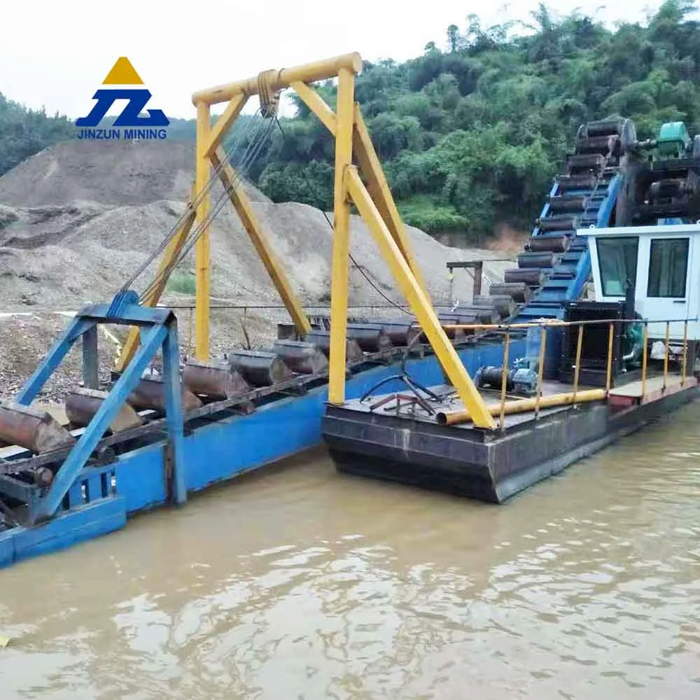 Gold Bucket Chain Diamond Mining Dredger Bucket Chain Dredger For Sand Extraction