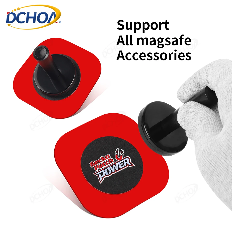 DCHOA 4 Set Vinyl Wrap Car Grip Magnet Holder with Silicone Metal Adsorption Mat