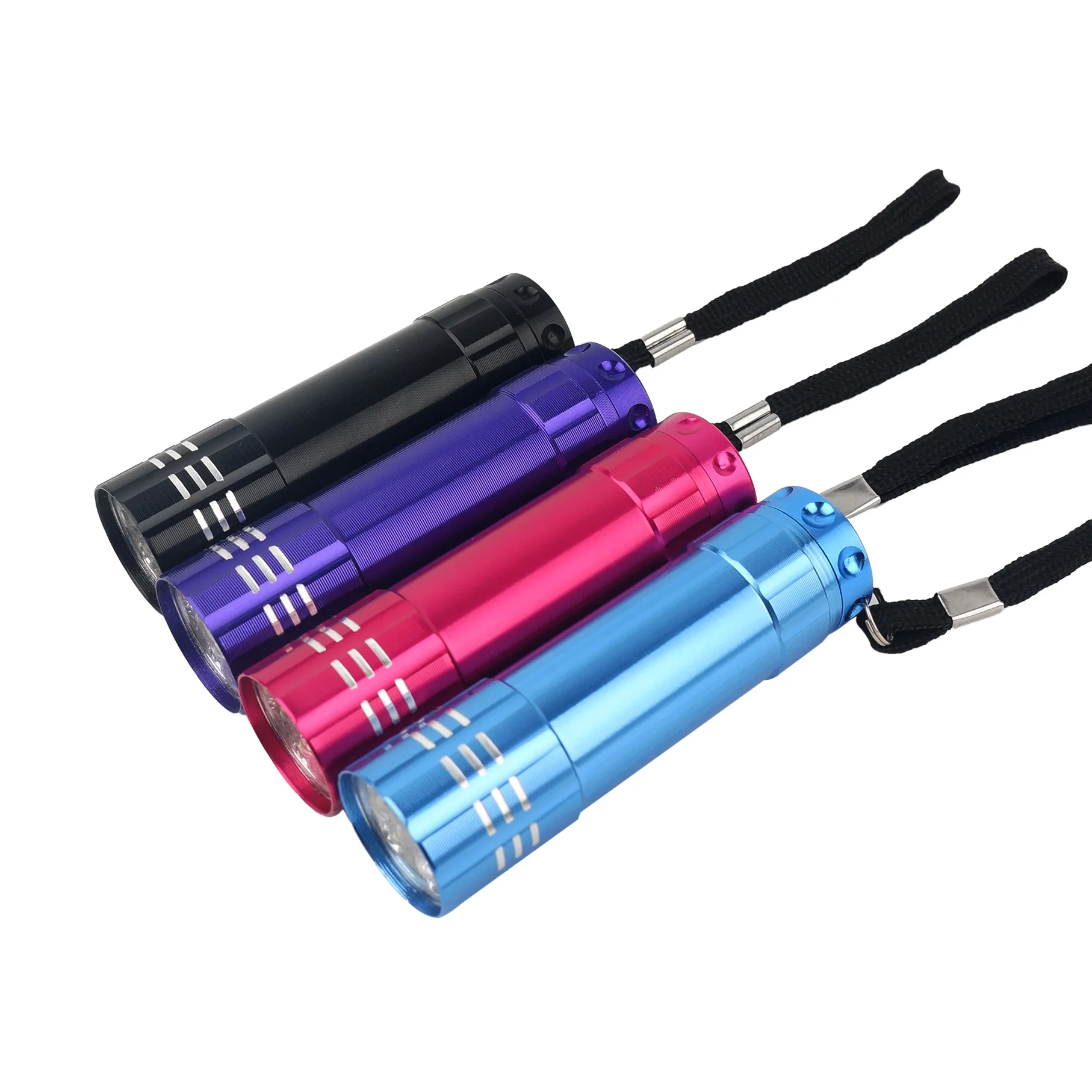 Big Promotion 9 LED Mini Portable Pocket Hand Torch Aluminium Superbright Flashlight UV light