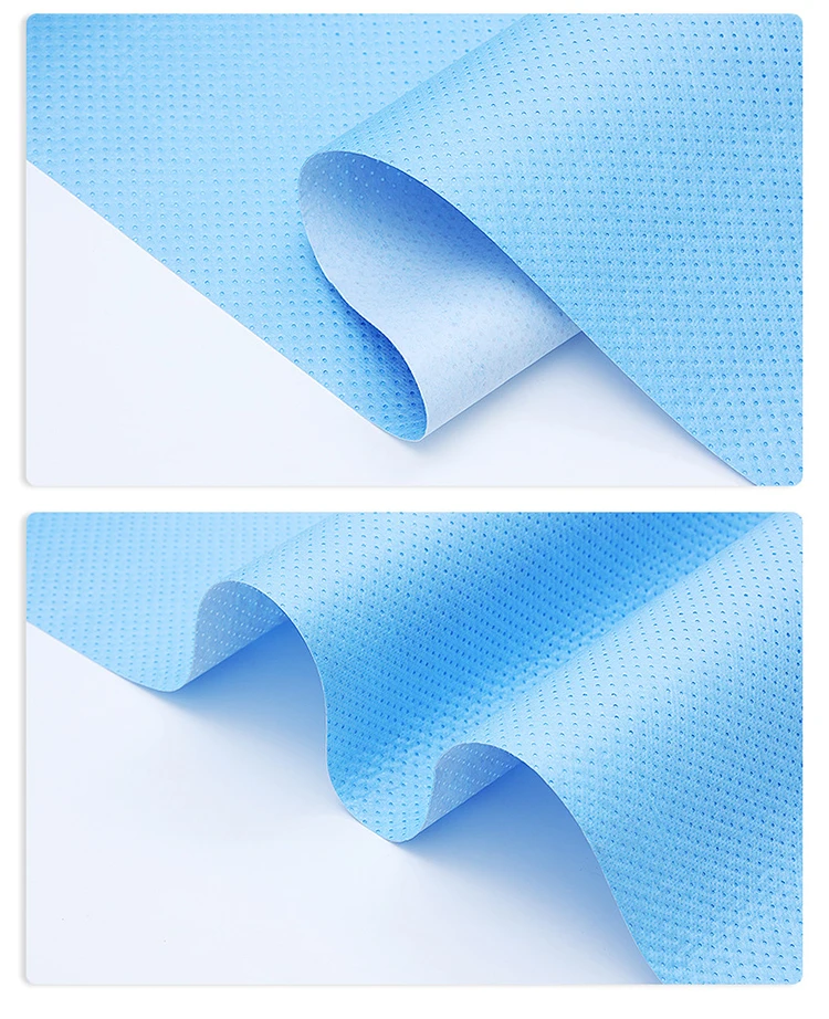 Wholesale Price SF SFS FSF breathable casting film microporous sms non woven fabric pp pe laminated nonwoven fabric