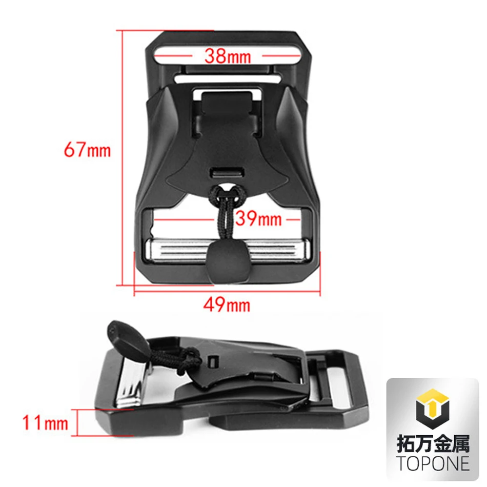 Manufacturer Fidlock Slider Buckle Tactical Magnetic Metal Clasp Belt Buckle 38mm