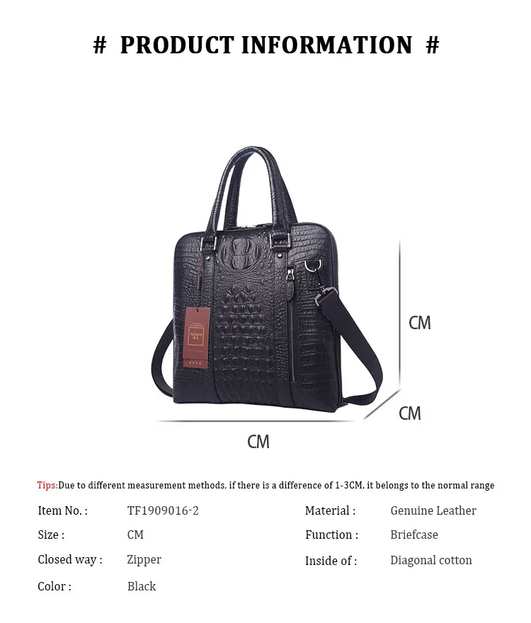 TUFFCO Popular Leather Handbag men Bag Fashion Unique Shoulder OEM Fashionable Customized Logo briefcase