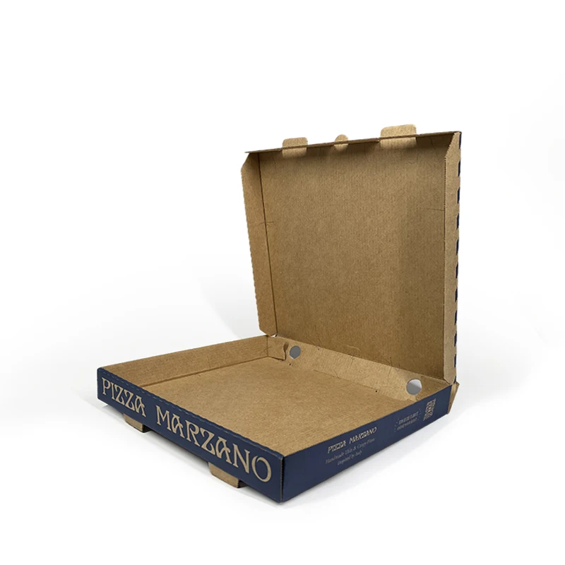 China Wholesale kraft paper pizza box cartons Cheap Recycle corrugated paper pizza box
