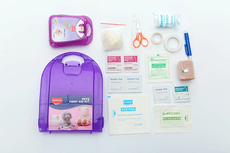 Pets First Aid Kit Box Multipurpose First Aid Kit Convenient And Portable Care For Dog