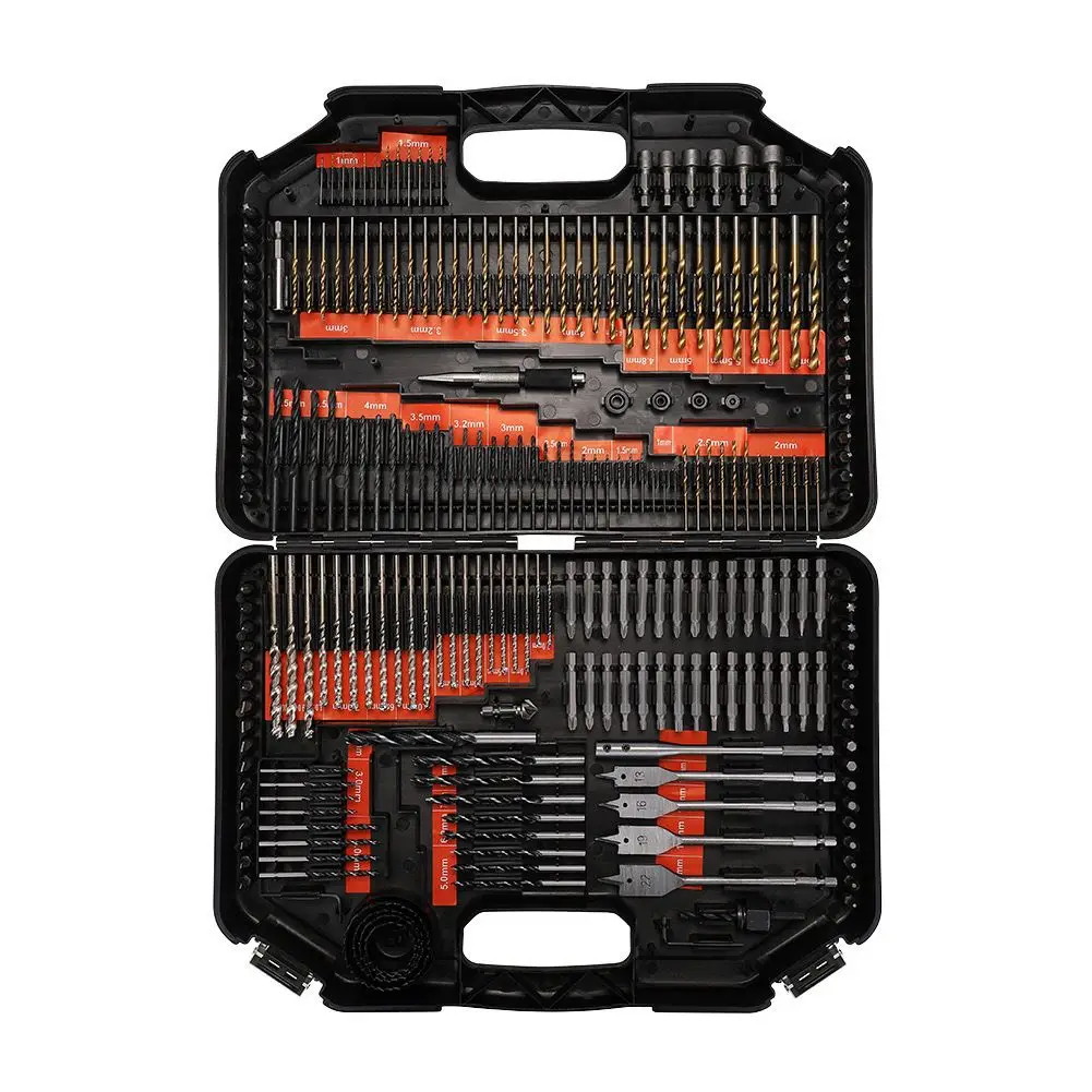 woodworking 246Pcs Drill Bit Set for wood metal and concrete power tools kit electric drill hand tools powerful repair parts