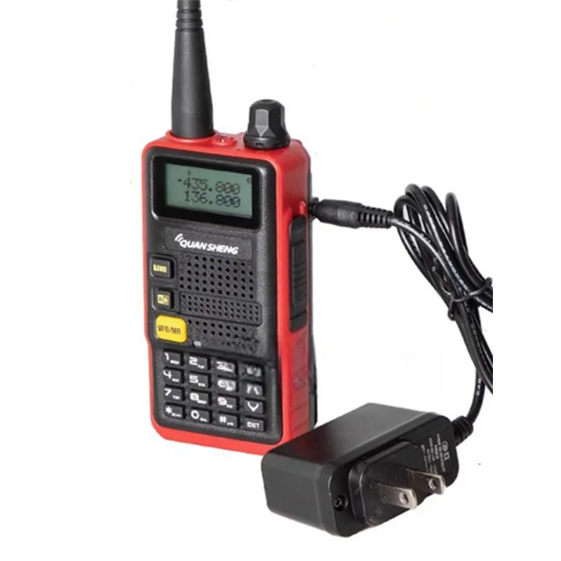 Quansheng UV-R50-3 Dual Band Alarm Function Wireless Long Range Intercom Transceiver 2 Way Radio Walkie Talkie