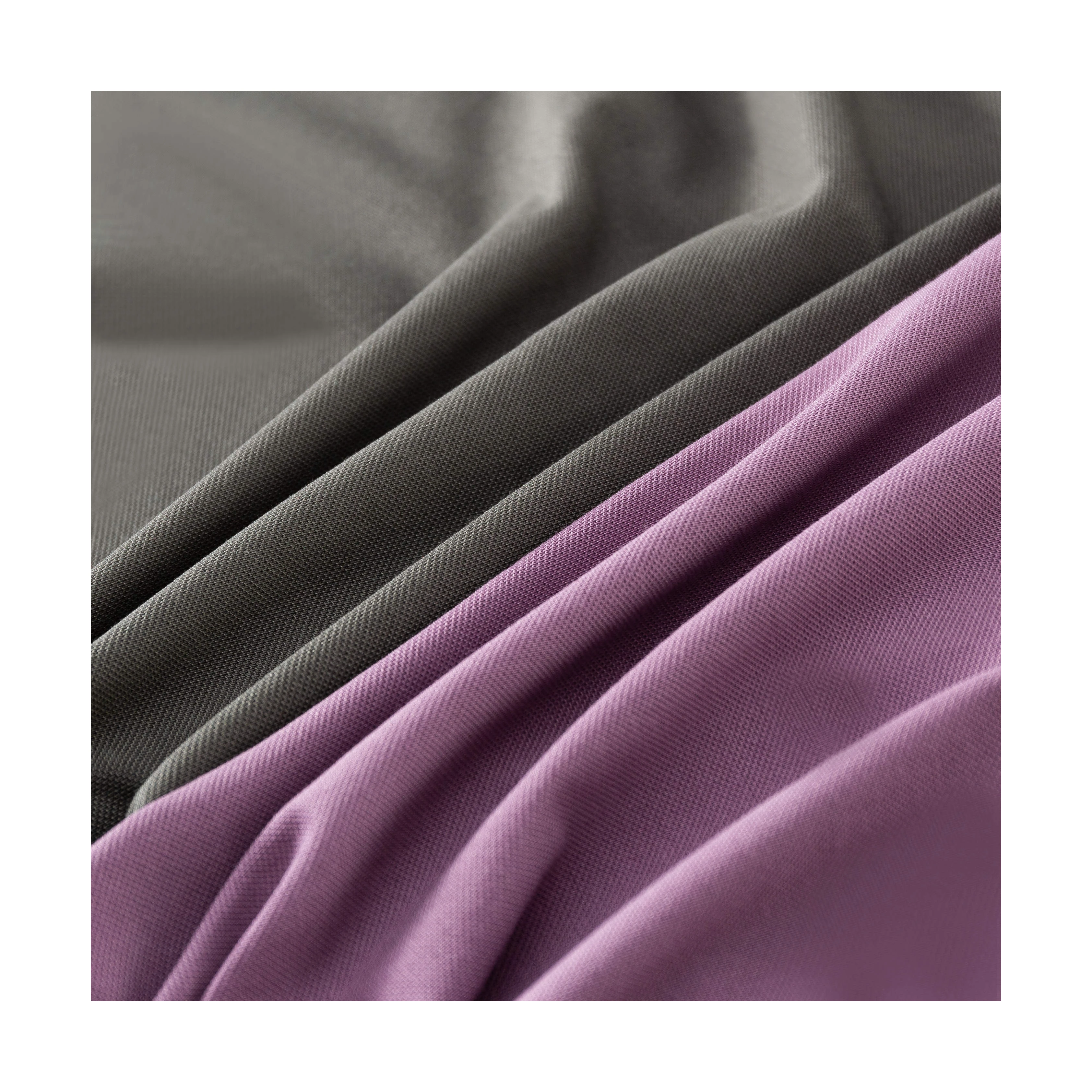 Wholesale Comfort  46.2% polyester 53.8% cotton Fabric Stocklots T-shirts Pique Mesh Polyester Cotton Fabric