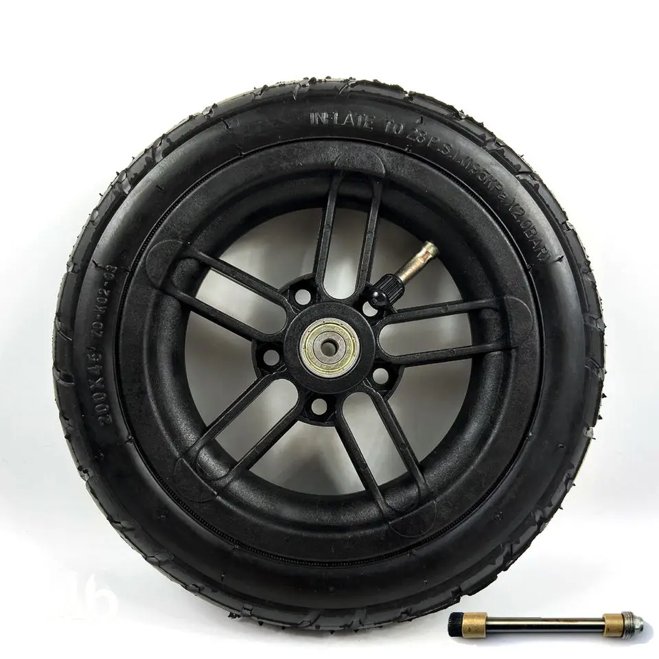 8 Inch Inflated E-twow S2 Scooter M6 Pneumatic Loading 100Kg Inner Tube Scooter Wheelchair Air Wheel