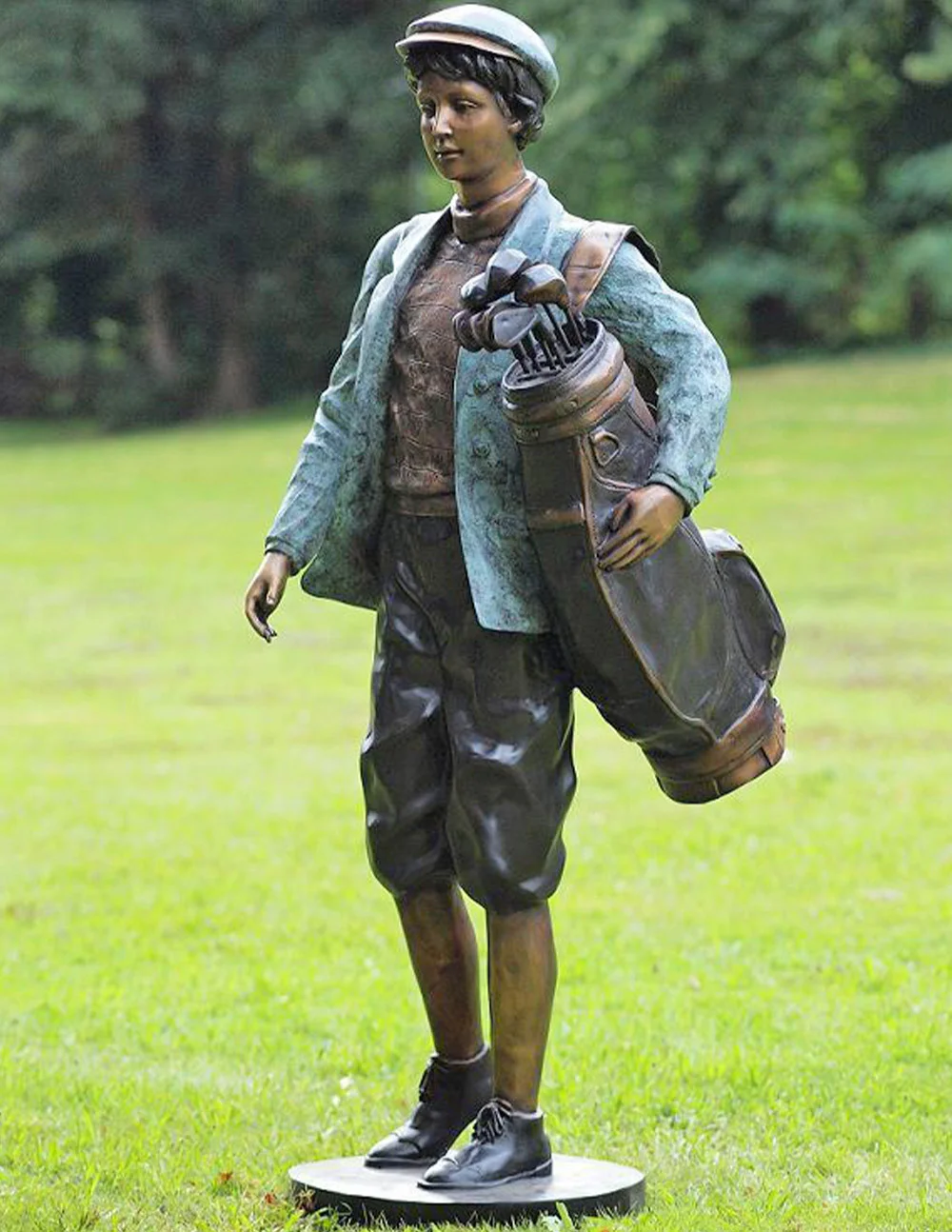 Modern famous life size garden casting bronze sexy lady statue copper female sculpture for sale