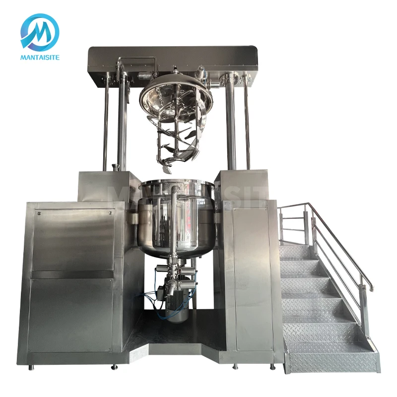 Margarine Peanut Butter Mayonnaise Mixing Sauce Cheese Making Machine Vacuum Emulsifying Homogenizer Sauce Making Machine