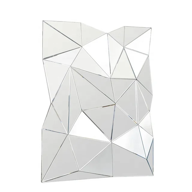 Modern Hot selling Unique Hand Painted Mirrored Furniture Clear mirror console table bar table