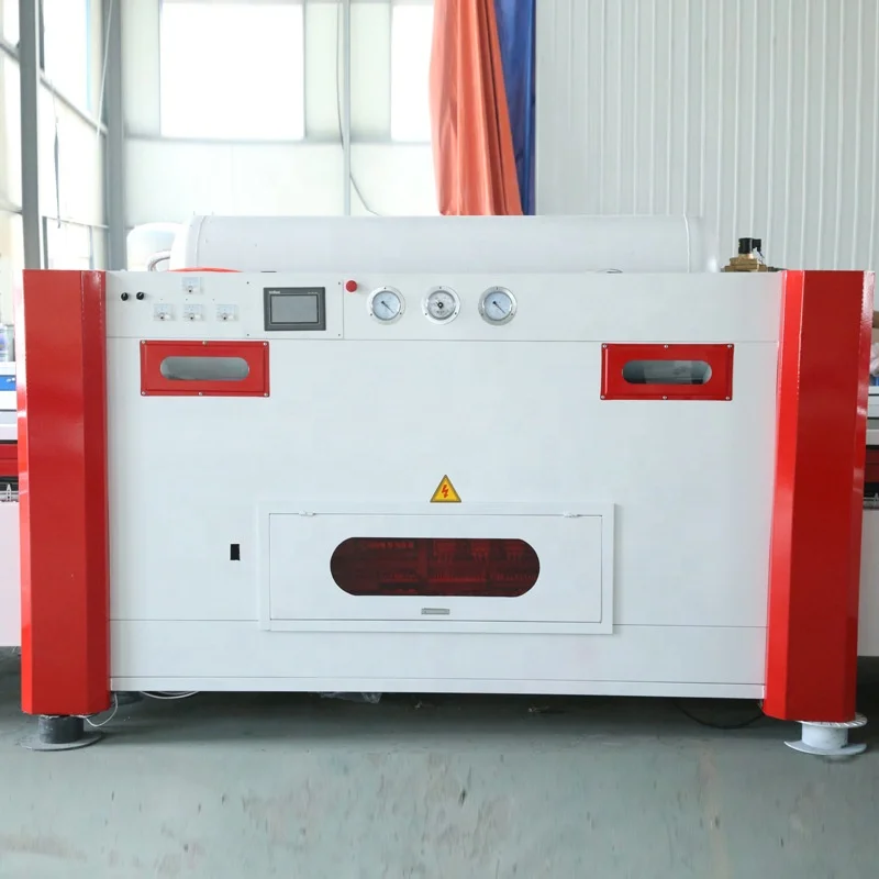 Pvc Foil Vacuum Membrane Press Laminate Machine For Paper Veneer Plastic Door Cabinet