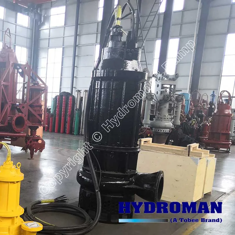 Hydroman Electric Submersible Sand Pump Mud Pumps for Handling Bentonite