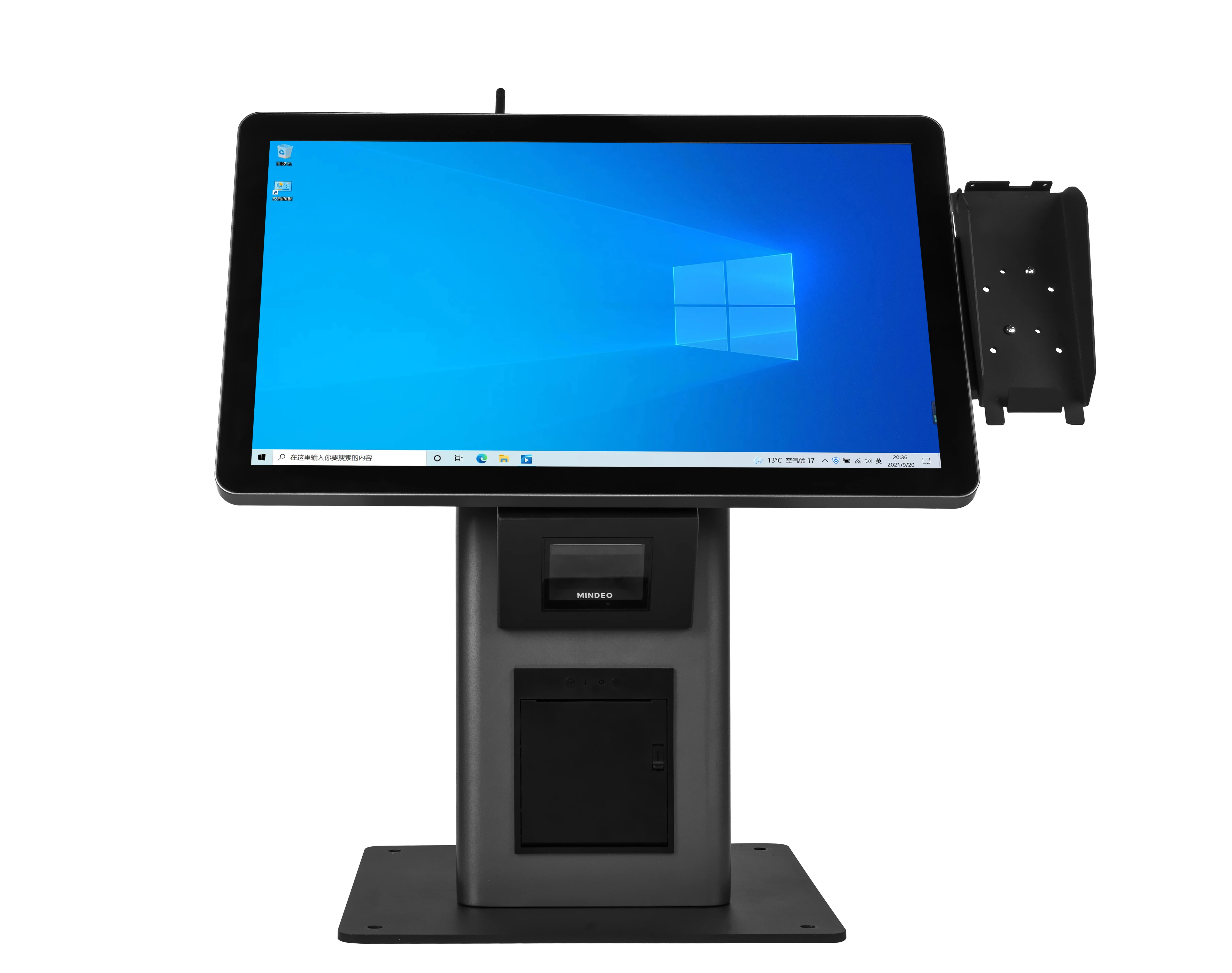 Customized Adjustable screen Payment Kiosk With Thermal Printer and Qr Code Scanner